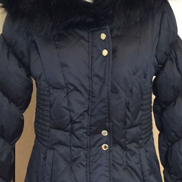 Via Spiga Smocked Waist Puffer Coat - Picture 3 of 16